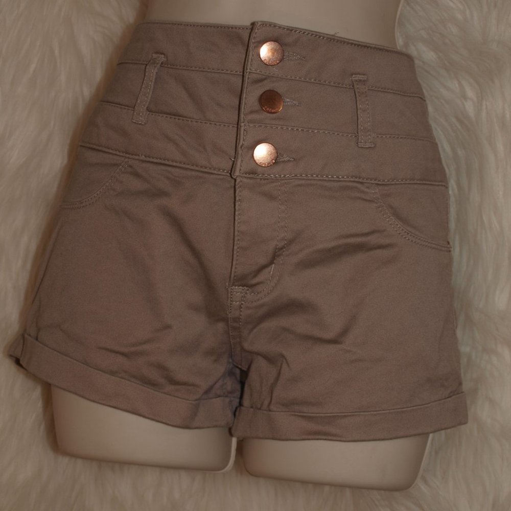 Mauve Highwaist SHORTS BY TINSELTOWN DENIM COUTURE SIZE 4 USED FOR PHOTOS